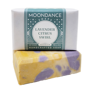 Lavender Citrus Swirl Soap