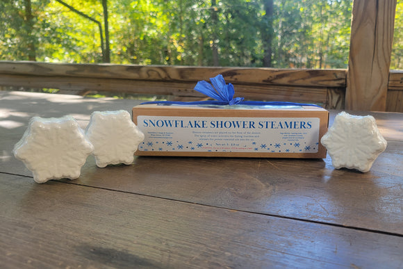Snowflake Shower Steamer Bundle